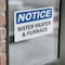 Signmission Water Heater & Furnace, 10 in W x Rectangle, Vinyl Decal OS-2PACK-NS-D-710-L-18972 - alternate 3
